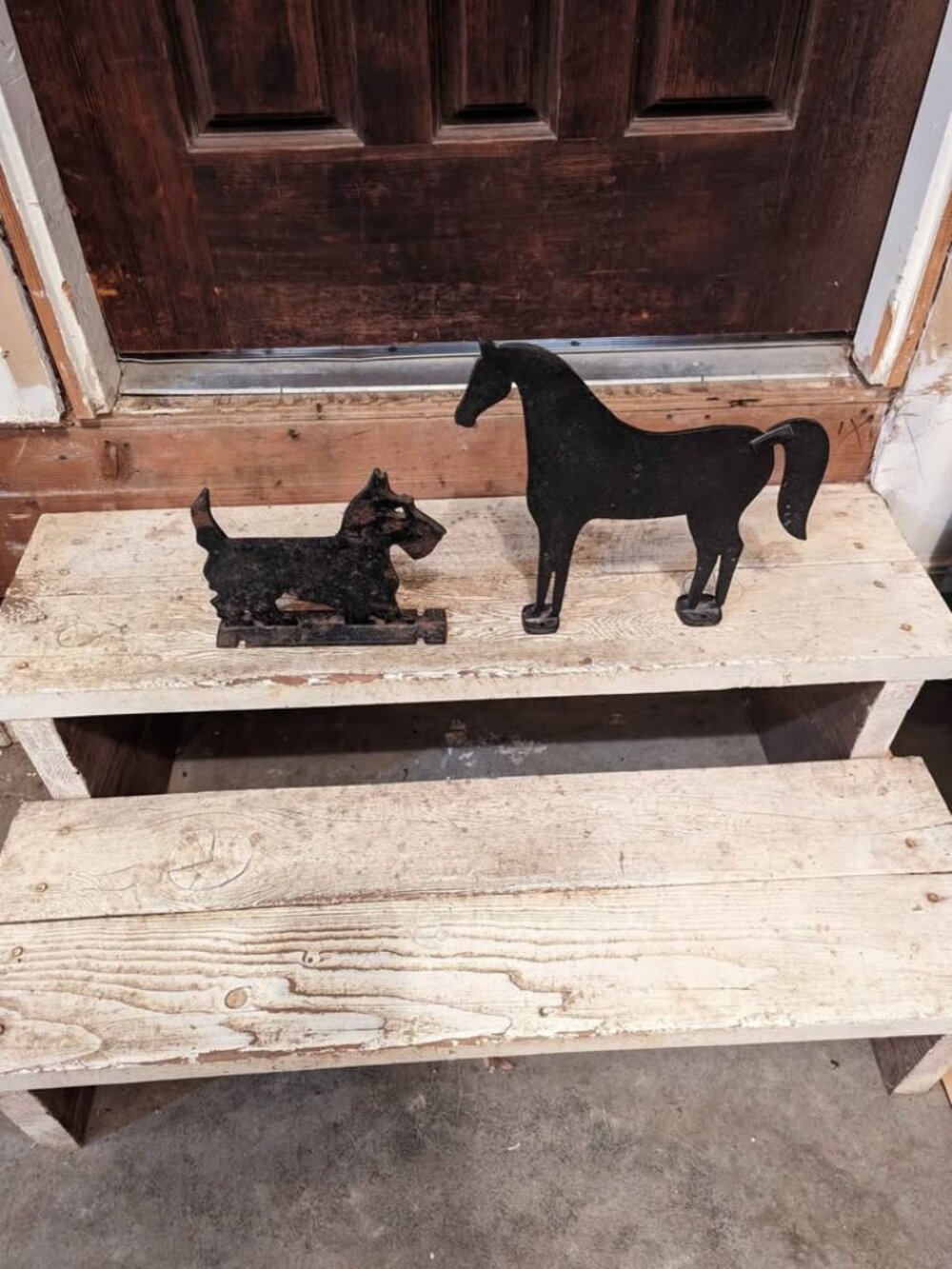 Vintage Cast Iron Boot Scrapers